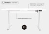 Mesa Regulagem de Altura Giodesk Minimal 180x70 Branco