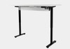 Mesa Regulagem de Altura Giodesk Minimal 180x70 Branco/Preto