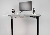 Mesa Regulagem de Altura Giodesk Minimal 180x70 Branco/Preto