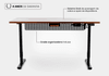 Mesa Regulagem de Altura Giodesk Minimal 180x70 Freijó