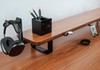 Mesa Modular Regulagem de Altura Elétrica Giodesk Slim Freijó/Bra M3