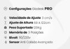 Mesa Regulagem de Altura Giodesk Pro 140x70 Freijó/Branco