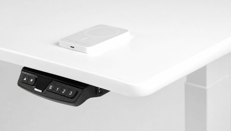 Mesa Regulagem de Altura Giodesk Pro 200x80 Branco