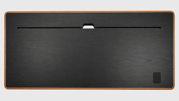 Tampo Mesa Giodesk Pro Preto/Madeira 140x70