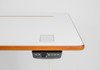 Tampo Mesa Giodesk Pro Branco/Madeira 140x70