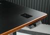 Tampo Mesa Giodesk Pro Preto/Madeira 160x70