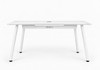 Mesa Office Escrivaninha Nobilis Pro 140x70 Branco