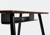 Mesa Office Escrivaninha Nobilis Pro 140x70 Freijó/Preto