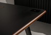 Mesa Office Escrivaninha Nobilis Pro 140x70 Preto/Madeira