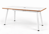 Mesa Office Escrivaninha Nobilis Pro 160x70 Branco/Madeira