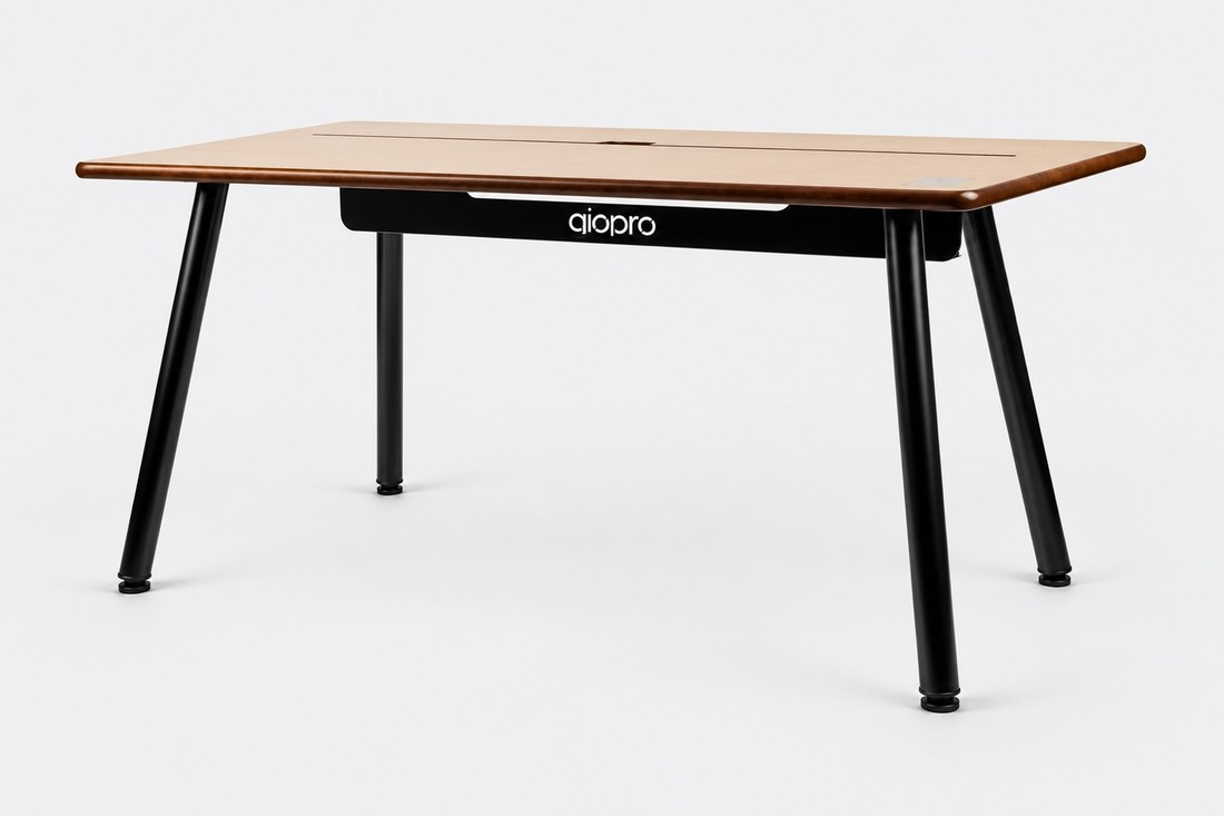 Mesa Office Escrivaninha Nobilis Pro 160x70 Freijó/Preto