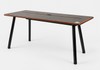 Mesa Office Escrivaninha Nobilis Pro 160x70 Preto/Madeira