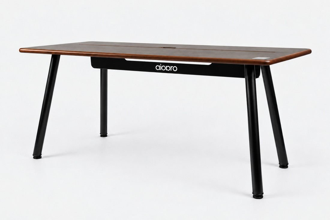 Mesa Office Escrivaninha Nobilis Pro 160x70 Preto/Madeira