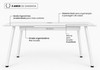 Mesa Office Escrivaninha Nobilis Pro 180x80 Branco