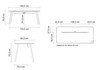 Mesa Office Escrivaninha Nobilis Pro 180x80 Freijó/Branco