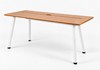Mesa Office Escrivaninha Nobilis Pro 180x80 Freijó/Branco