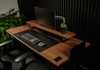 Mesa Office Escrivaninha Nobilis Pro 180x80 Freijó/Preto