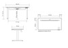 Mesa Fixa Office Giodesk Fix 140x70 Branco
