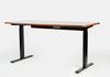 Mesa Fixa Office Giodesk Fix 140x70 Freijó/Preto