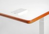 Mesa Fixa Office Giodesk Fix 160x70 Branco/Madeira