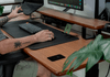 Mesa Fixa Office Giodesk Fix 160x70 Freijó/Preto