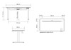 Mesa Fixa Office Giodesk Fix 180x80 Preta