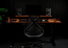 Mesa Fixa Office Giodesk Fix 180x80 Freijó/Preto