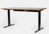 Mesa Fixa Office Giodesk Fix 180x80 Preto/Madeira