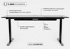 Mesa Fixa Office Giodesk Fix 200x80 Preta