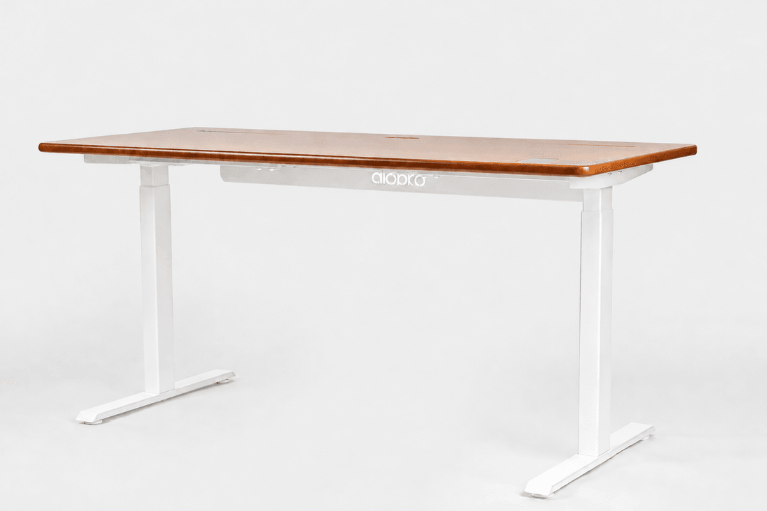 Mesa Fixa Office Giodesk Fix 200x80 Freijó/Branco