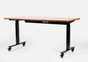 Mesa Fixa Office Giodesk Fix 200x80 Freijó/Preto