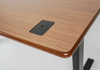 Mesa Fixa Office Giodesk Fix 200x80 Freijó/Preto