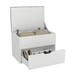 Puff 1 Porta 1 Gaveta Pu2051 Branco - Tecno Mobili