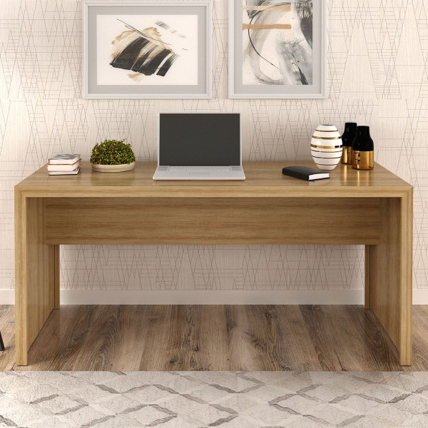 Penteadeira Camarim Pietra 6 Gavetas com Espelho Branco - Fellicci