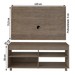 Rack com Painel para TV Até 47 Polegadas Cross C/ Suporte para TV Canela - Artely