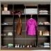 Guarda-Roupa Casal Ele e Ela 8 Portas 8 Prateleiras Malbec Preto Fosco - Panorama Móveis