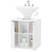 Armário de Banheiro 2 Portas 3 Prateleiras 3403 Branco Bp - Politorno