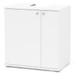 Armário de Banheiro 2 Portas 3 Prateleiras 3403 Branco Bp - Politorno