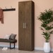 Armário Multiuso Ibiza 2 Portas 4 Prateleiras 4099 Amarula - Doripel