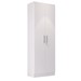 Armário Multiuso Doha 2 Portas com Chave 5 Prateleiras 9595 Branco - Doripel