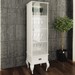 Cristaleira 1 Porta e 1 Gaveta Clássico Cl4006 Branco - Móvel Bento