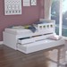 Cama Infantil Bicama 3 Gavetas com Grade 100% Mdf 907910 Branco - Foscarini