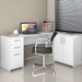 Mesa para Escritório 3 Portas 2 Gavetas Nt 2005 Branco New - Notavel