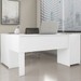 Mesa para Escritório 3 Portas 2 Gavetas Nt 2005 Branco New - Notavel