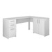 Mesa para Escritório 3 Portas 2 Gavetas Nt 2005 Branco New - Notavel
