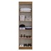 Armário Multiuso Ibiza 2 Portas 4 Prateleiras 4099 Off White/Nogueira - Doripel