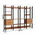 Closet 4 Gavetas 16 Prateleiras 100% Mdf Tw406 Freijó/Preto Fosco - Dalla Costa Teste