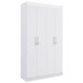 Armário Multiuso Costa Rica 4 Portas 8 Prateleiras 40468 Branco - Pnr Móveis