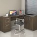 Mesa para Escritório 2 Portas 3 Gavetas Nt 2005 Nogal Trend - Notavel