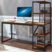 Mesa para Computador Innovare 4 Prateleiras Preto/Canela - Art Panta